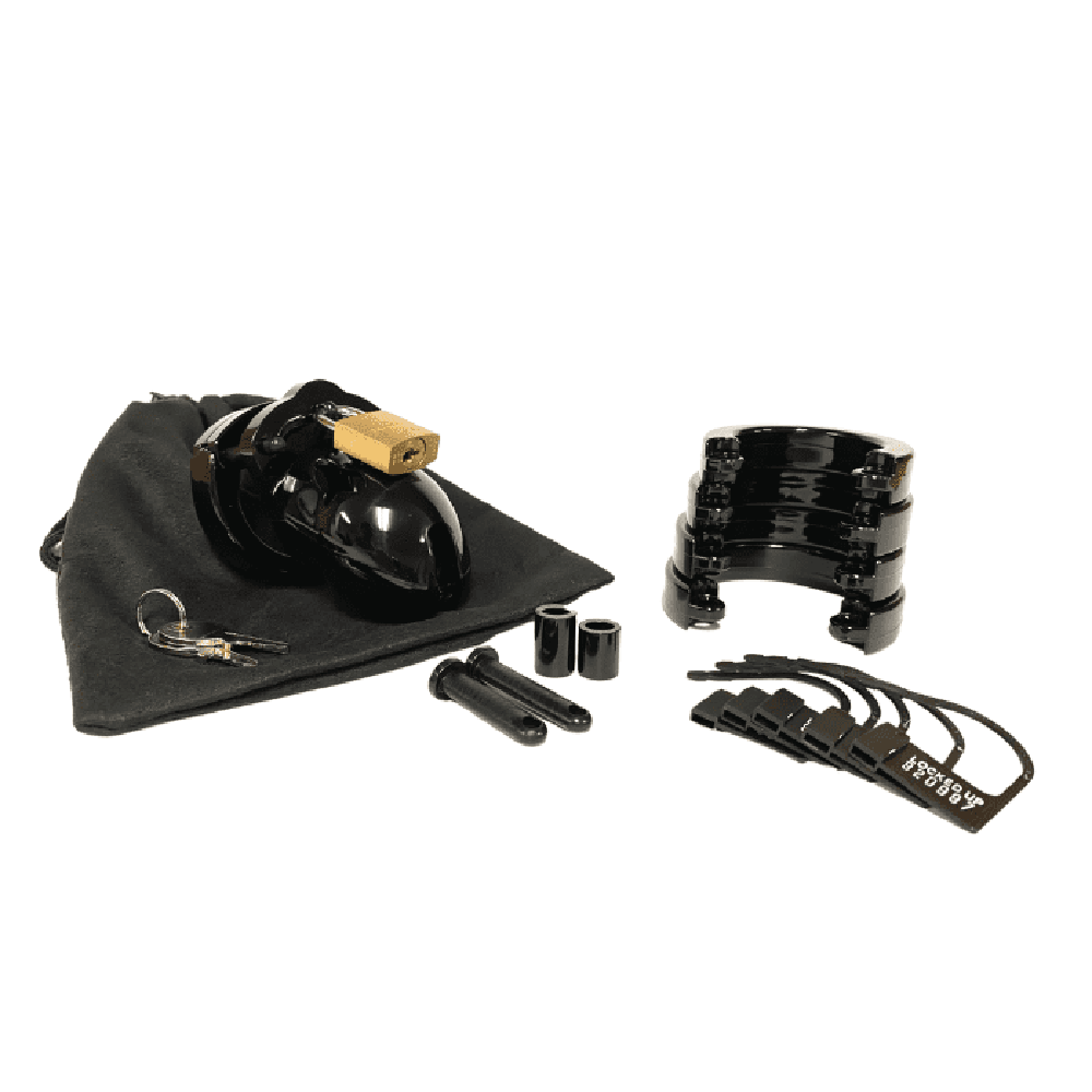 Mr. Stubb Cock Cage Kit - Black