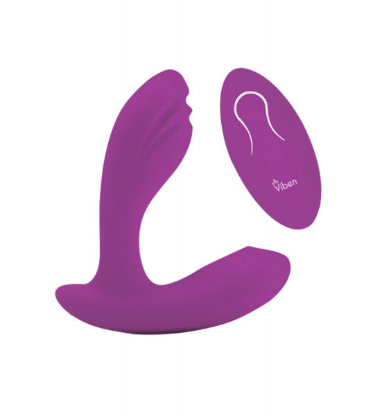 Viben Epiphany Clitoral Rollerball Panty Vibrator with Remote Control – Berry