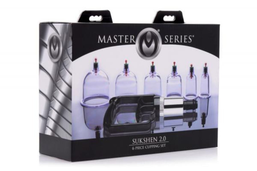 Master Series Sukshen 6-Piece Cupping Set with Acu-Points