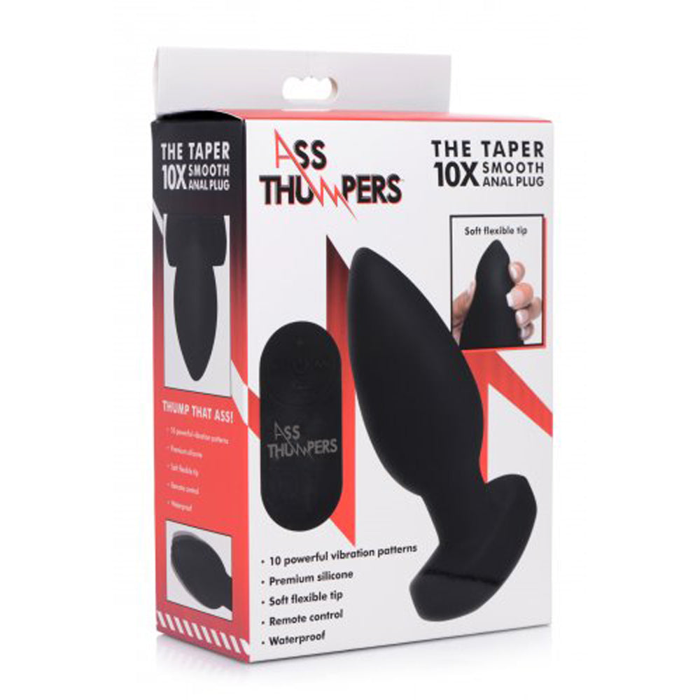 Ass Thumpers The Taper 10X Smooth Vibrating Plug