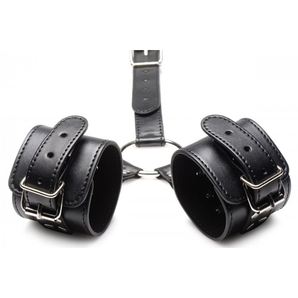Strict Neck to Wrist Vegan Leather Restraints