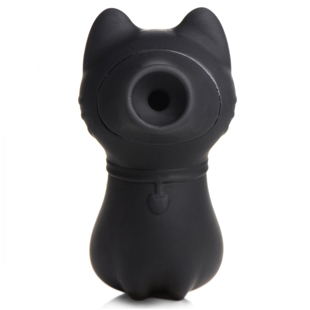 Shegasm Sucky Kitty Clitoral Suction Stimulator Silicone - Black