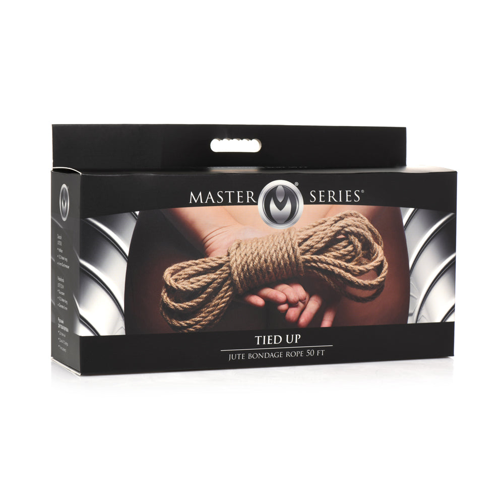 Master Series Tied Up Jute Bondage Rope 50 Foot