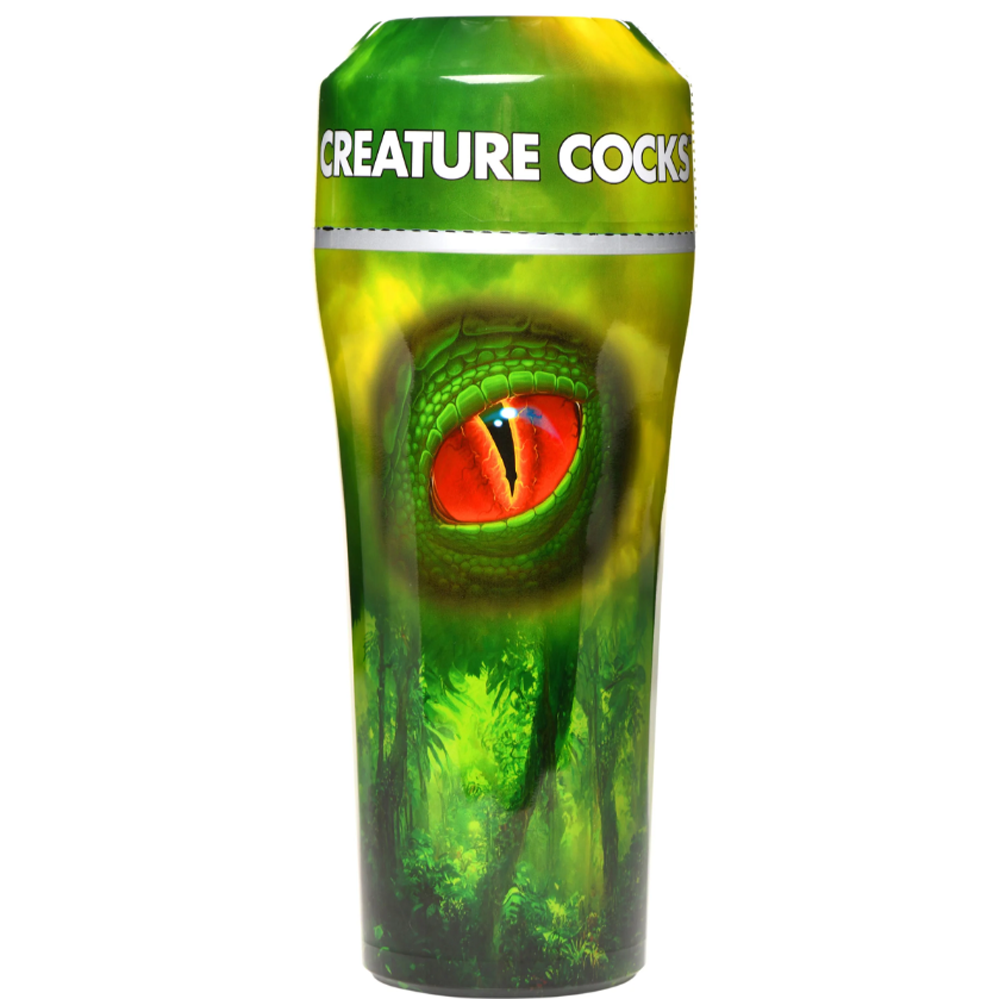 Creature Cocks Raptor Reptile Textured Fantasy Stroker - Green