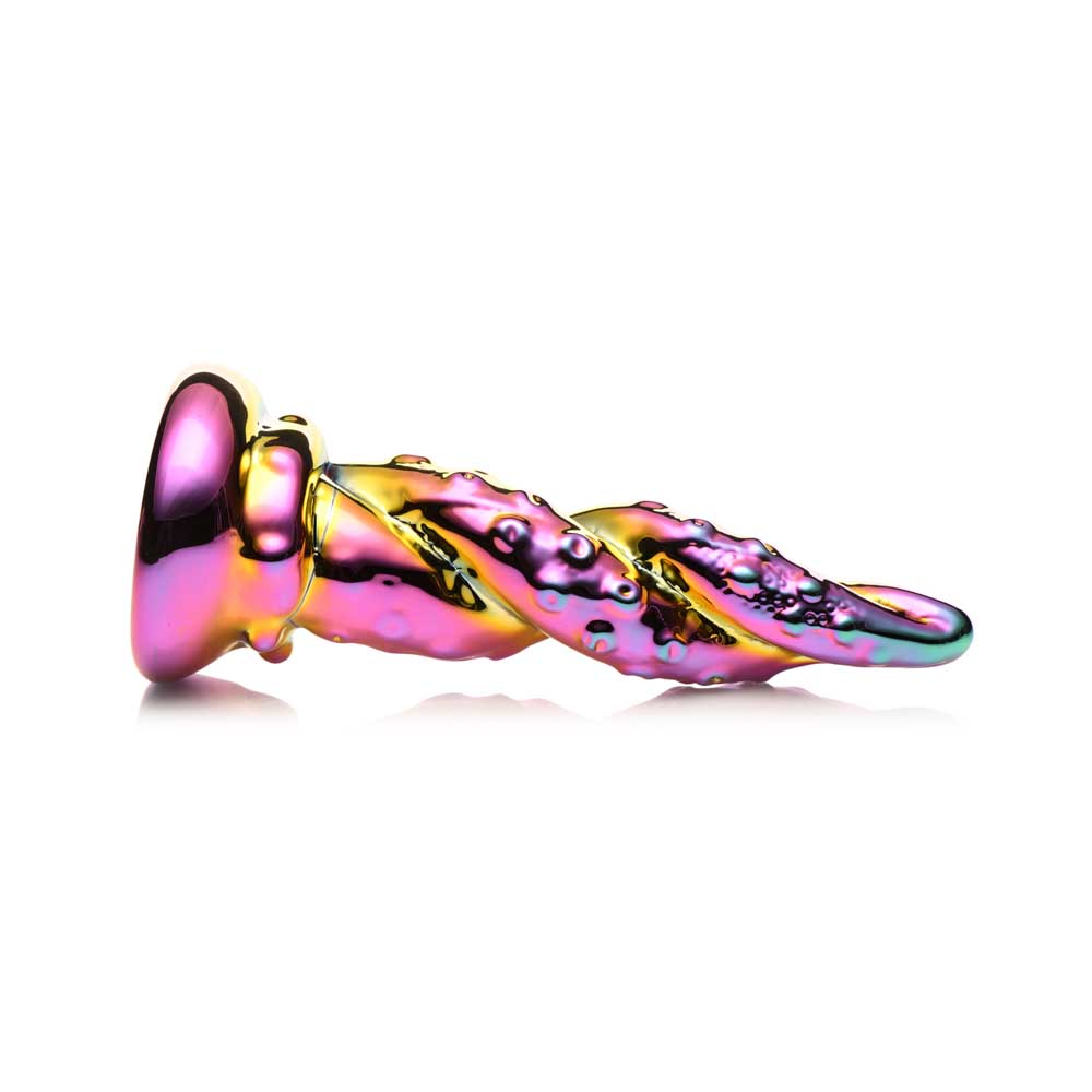 Creature Cocks Enchantress Rainbow 6.3 Inch Glass Dildo