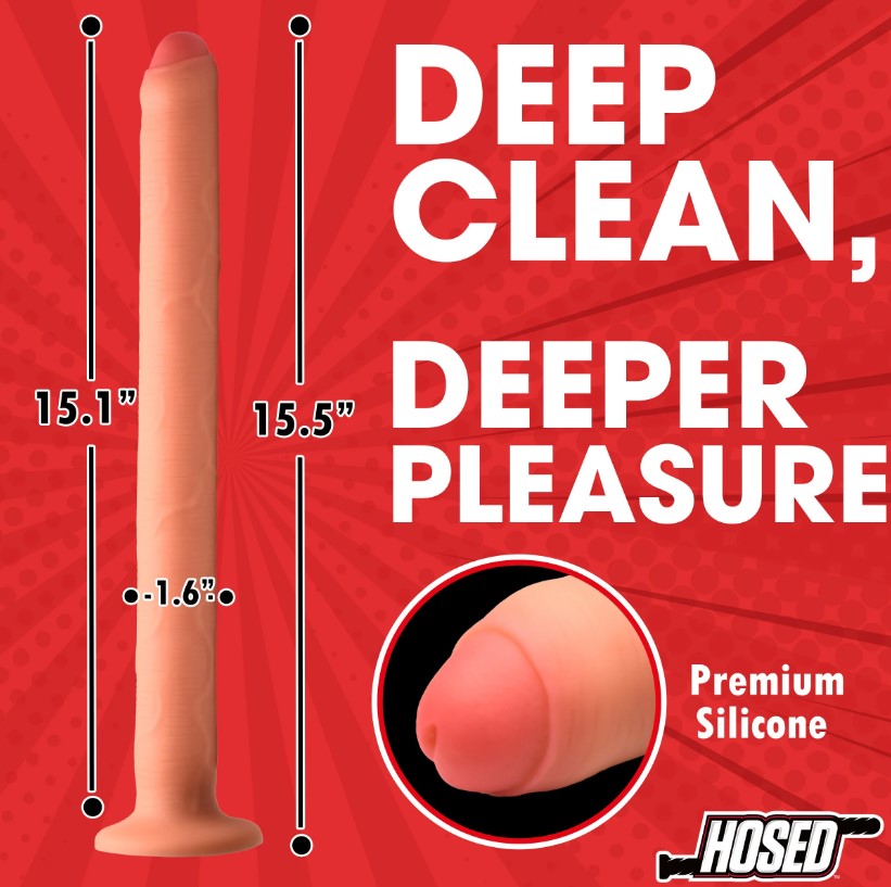 15" Thick Silicone Enema Hose