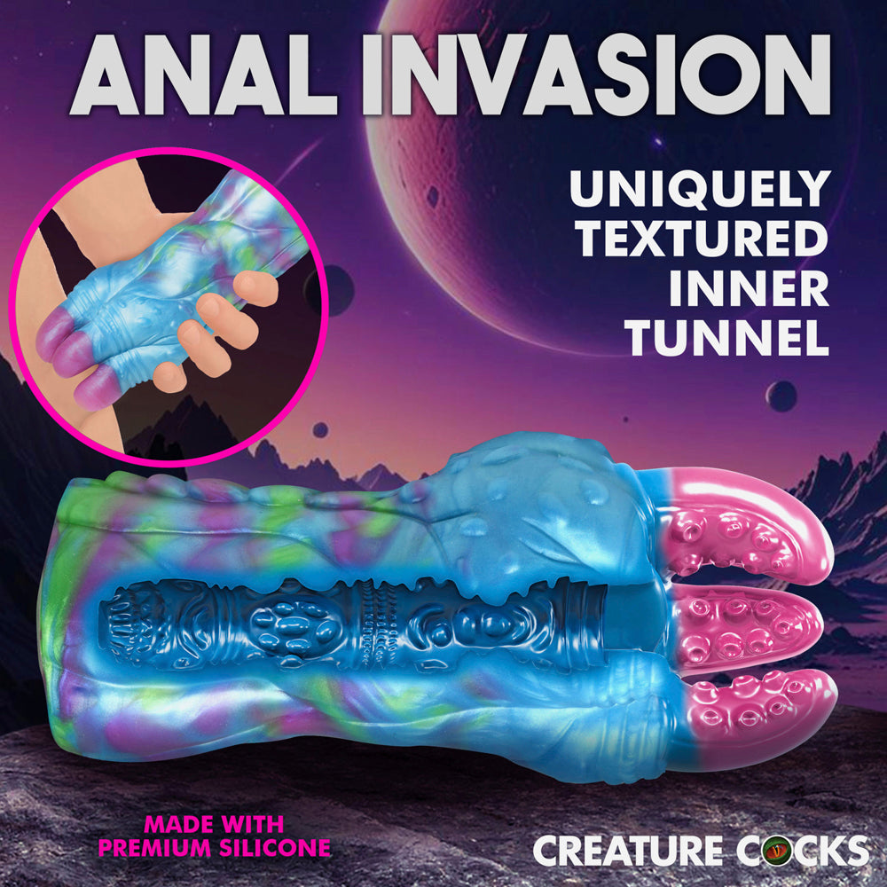 Creature Cocks Asstra Alien Silicone Ass Stroker - Multicolour