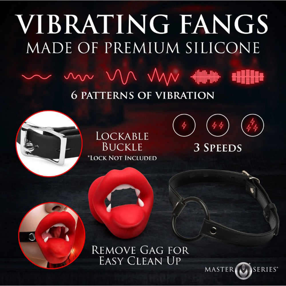 Master Series Vampire Vibrating Mouth Gag