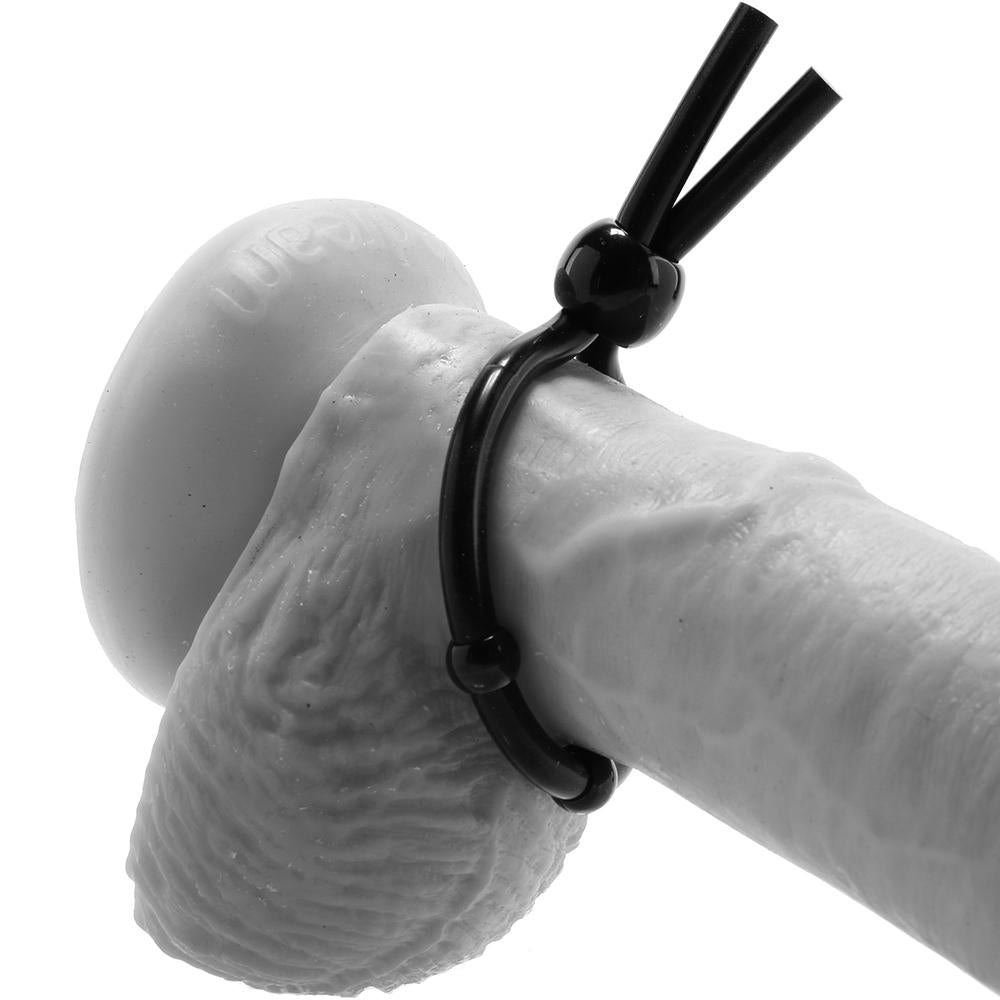 Zero Tolerance Ultimate Silicone Lasso Penis Shaft Tie Silicone - Black