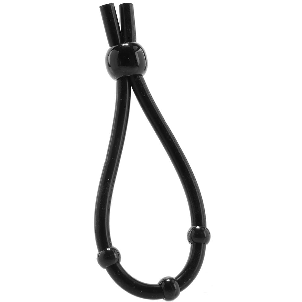Zero Tolerance Ultimate Silicone Lasso Penis Shaft Tie Silicone - Black