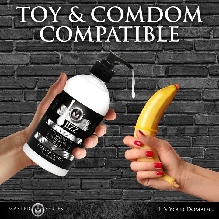 Master Series Jizz Unscented Water-Based Lube - 34oz