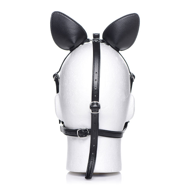 Master Series Dark Horse Pony Head Harness with Silicone Bit