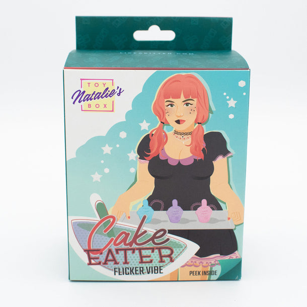 Cake Eater Flicking Tongue Vibrator Compact Clitoral Stimulator – Purple