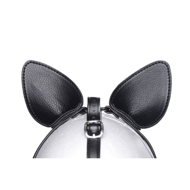 Master Series Dark Horse Pony Head Harness with Silicone Bit