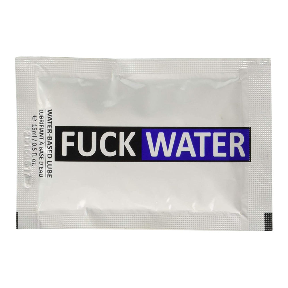 FuckWater Water-Based Personal Lubricant - Pillow Pack
