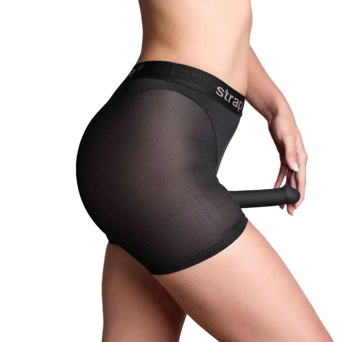 Strap-On-Me Halo Lingerie Harness in XL - Black