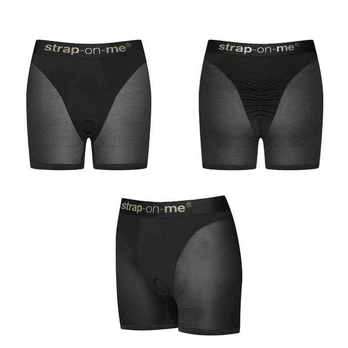 Strap-On-Me Halo Lingerie Harness in XL - Black