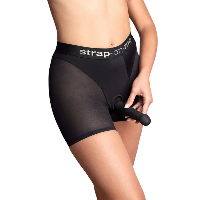 Strap-On-Me Halo Lingerie Harness in XL - Black