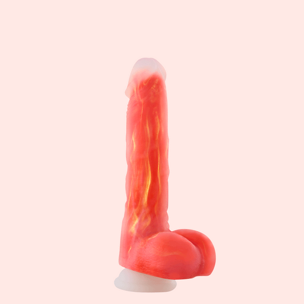Noctura App-Enabled 6 inch Thrusting Vibrating Dildo - Pink