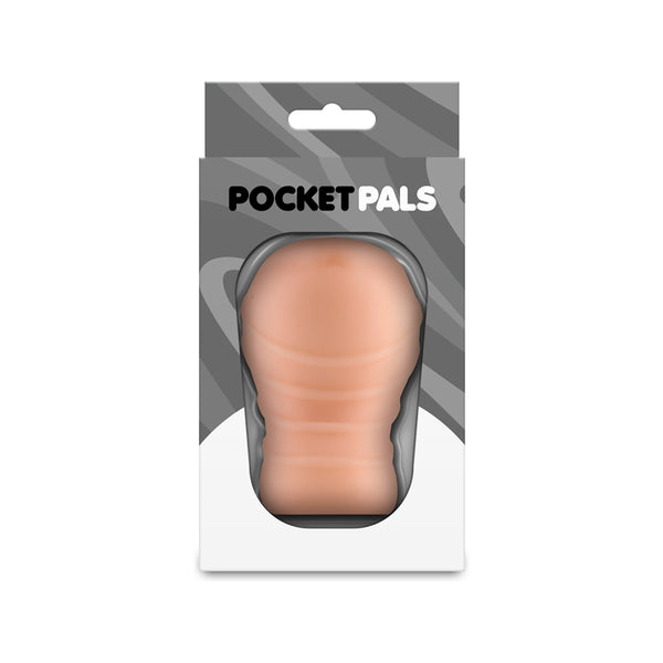 Pocket Pals Mouth Stroker Male Masturbator – Tan