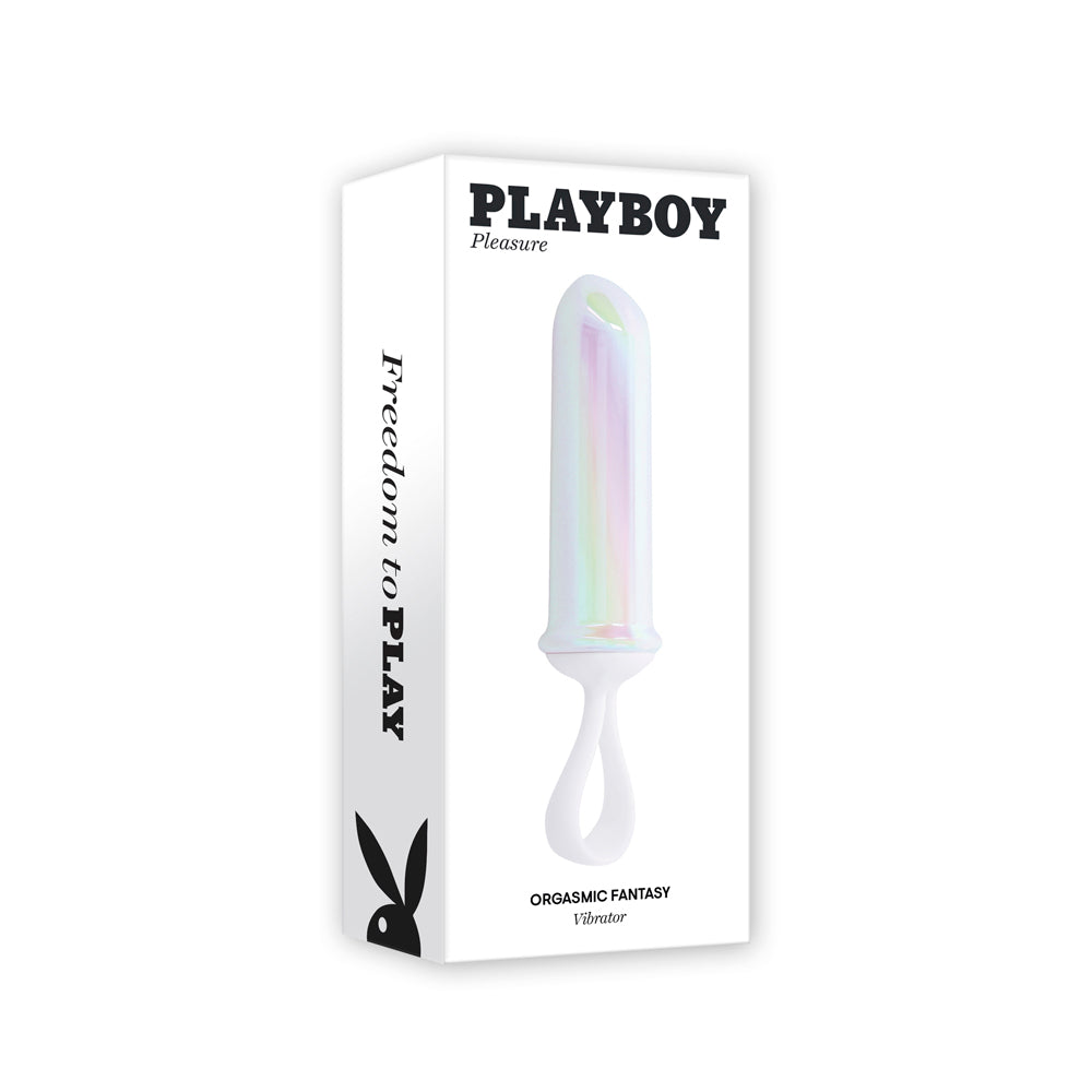 Playboy Pleasure Orgasmic Fantasy Bullet Vibrator Multi-Speed Silicone - Iridescent
