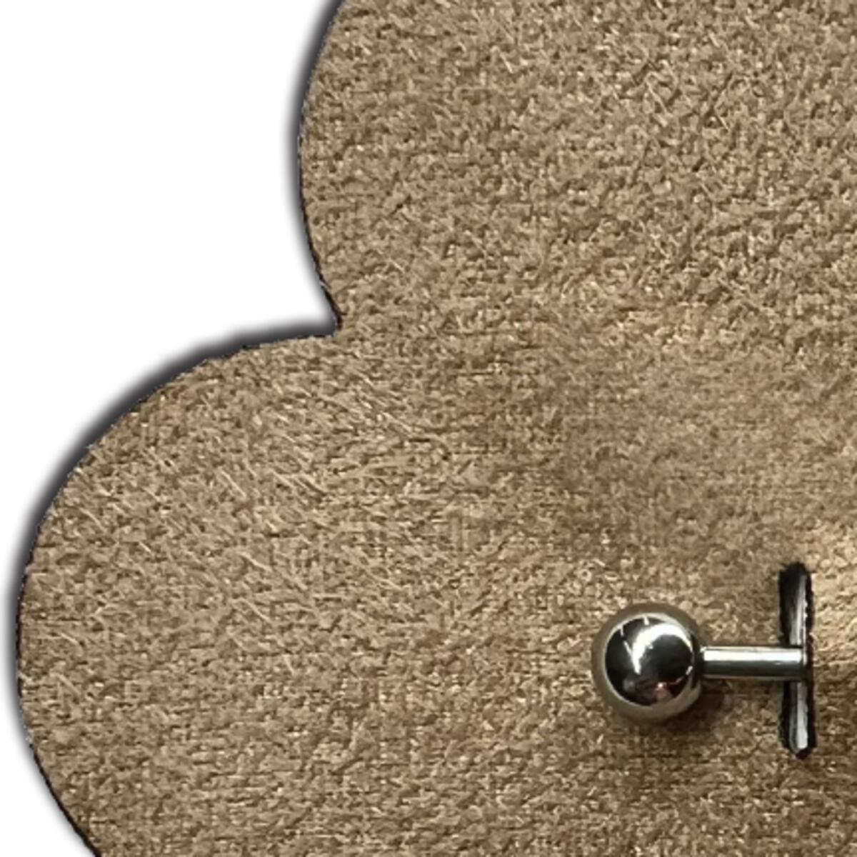 Pierced Nude Flower Petal with Barbell