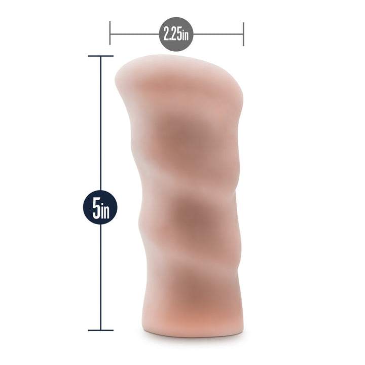 X5 Men By Blush Realistic Ass Masturbator Stroker – Vanilla