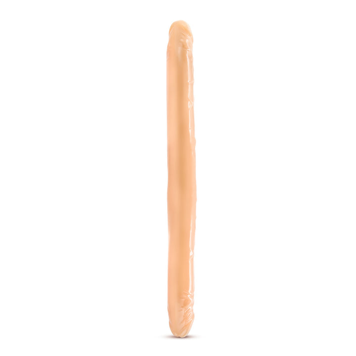B Yours By Blush 16 Inch Double Ended Dildo - Beige