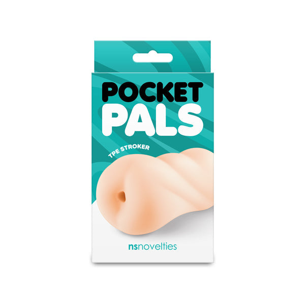 Pocket Pals Anal Stroker Male Masturbator – White