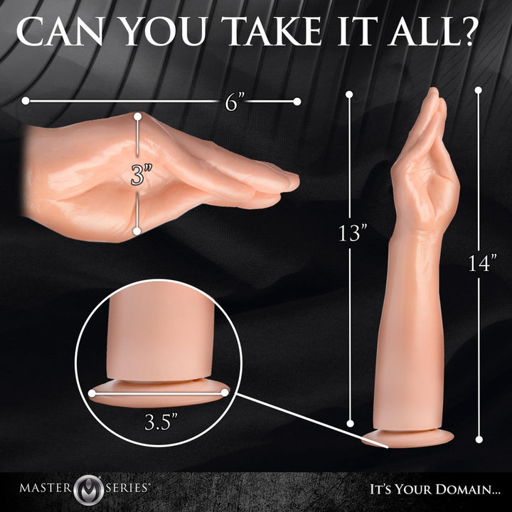 Master Series The Fister 15 Inch Hand & Forearm Dildo – Flesh