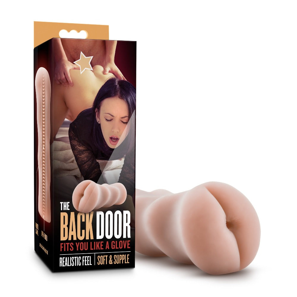X5 Men By Blush The Back Door Realistic Ass Masturbator Stroker – Vanilla