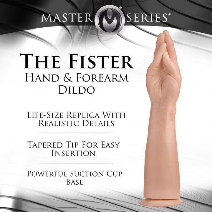 Master Series The Fister 15 Inch Hand & Forearm Dildo – Flesh