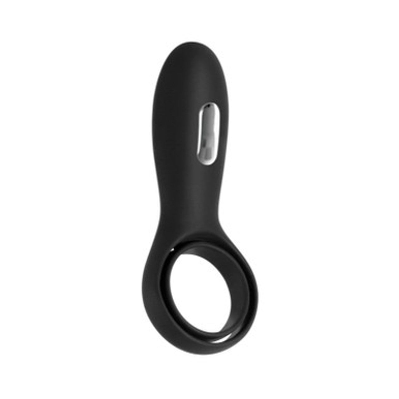 Zero Tolerance Rechargeable Torpedo Vibrating Cock Ring & Ball Cradle - Black