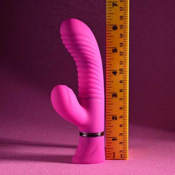 Selopa Next Wave Waterproof Dual Rabbit Vibrator Silicone - Pink
