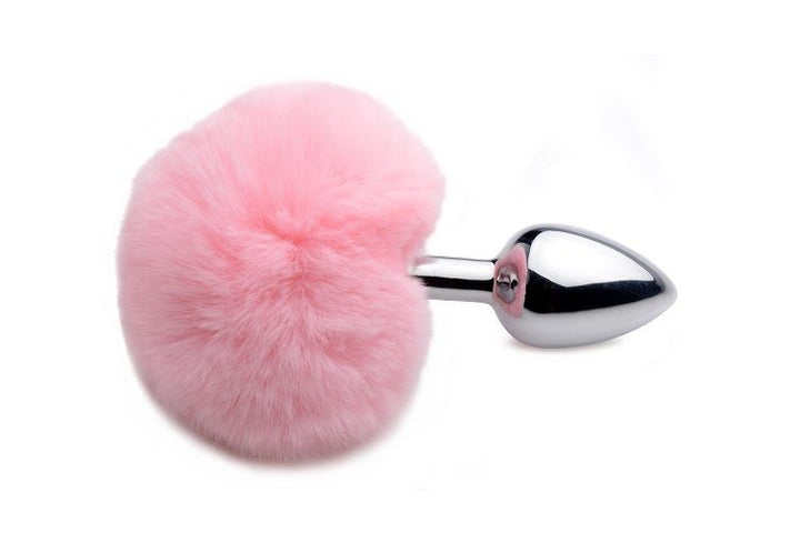 Tailz Fluffy Bunny Tail Anal Plug - Pink
