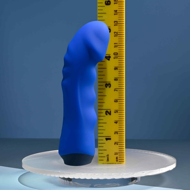 Selopa Blue Banger – 4.25 Inch Petite Silicone Vibrator