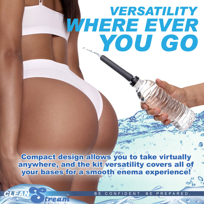 CleanStream Travel Enema Water Bottle Adapter Set