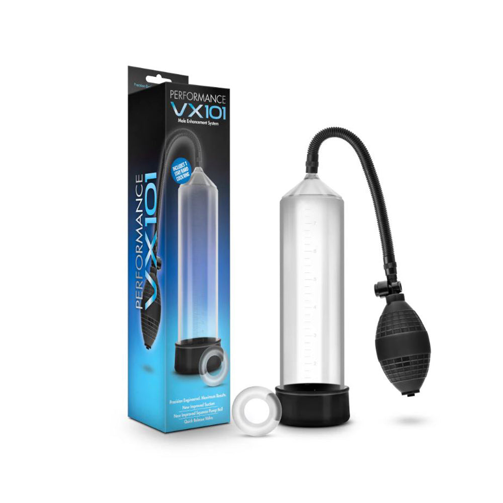 Performance By Blush VX101 Beginners Male Enhancement Clear Penis Pump