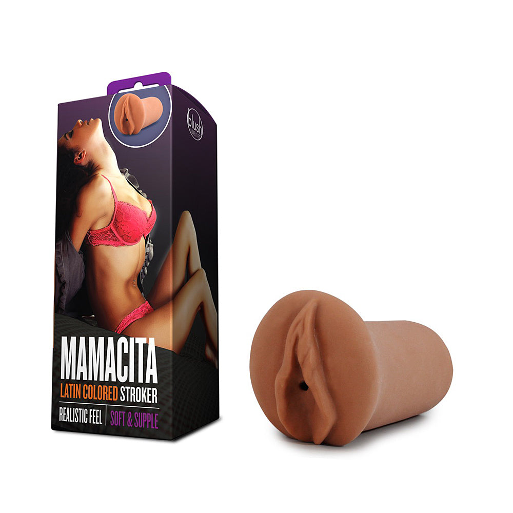 X5 Men By Blush Mamacita Latin Realistic Masturbator Stroker – Tan
