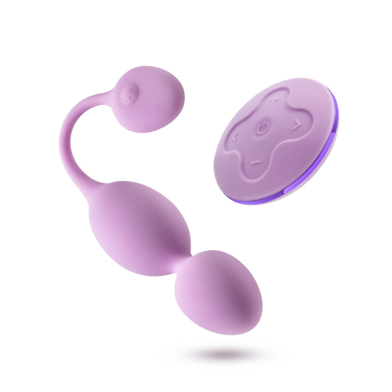 Wellness By Blush Raine Remote Control Vibrating Pelvic Floor Kegel Ball In Purple - 7 Vibration Modes Purio Silicone