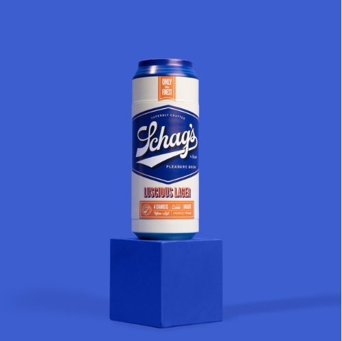 Schag’s By Blush Luscious Lager Frosted Beer Can Stroker – Self-Lubricating