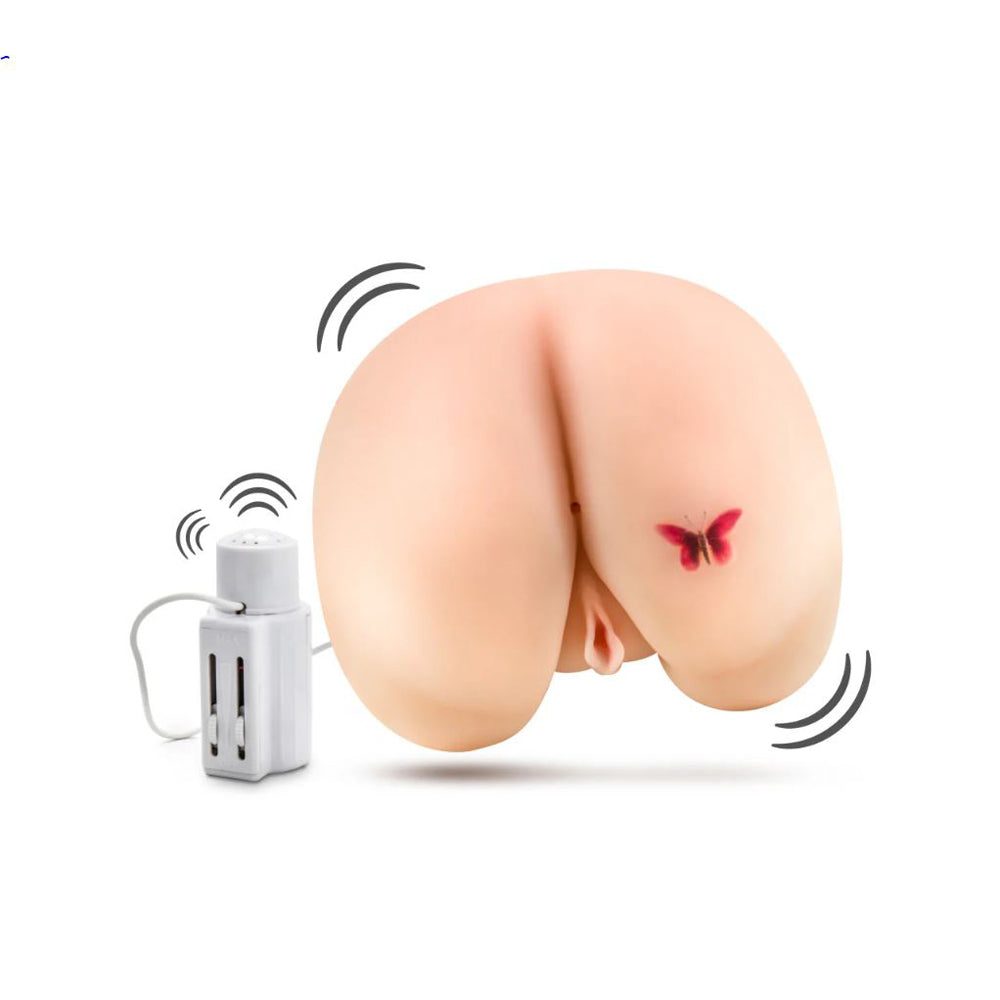 X5 Men By Blush Rear Ecstasy Vibrating Realistic Male Masturbator Stroker – Beige