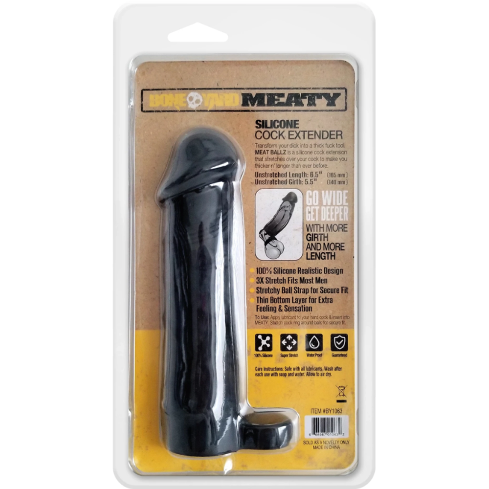 Boneyard Meaty Cock Extender - Black