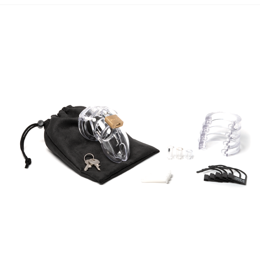 CB-6000S Cock Cage Kit - Clear