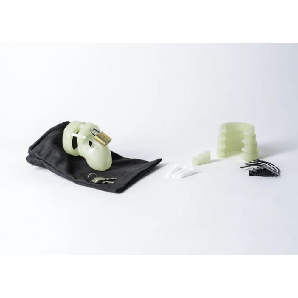 Mr. Stubb Cock Cage Kit - Glow in Dark