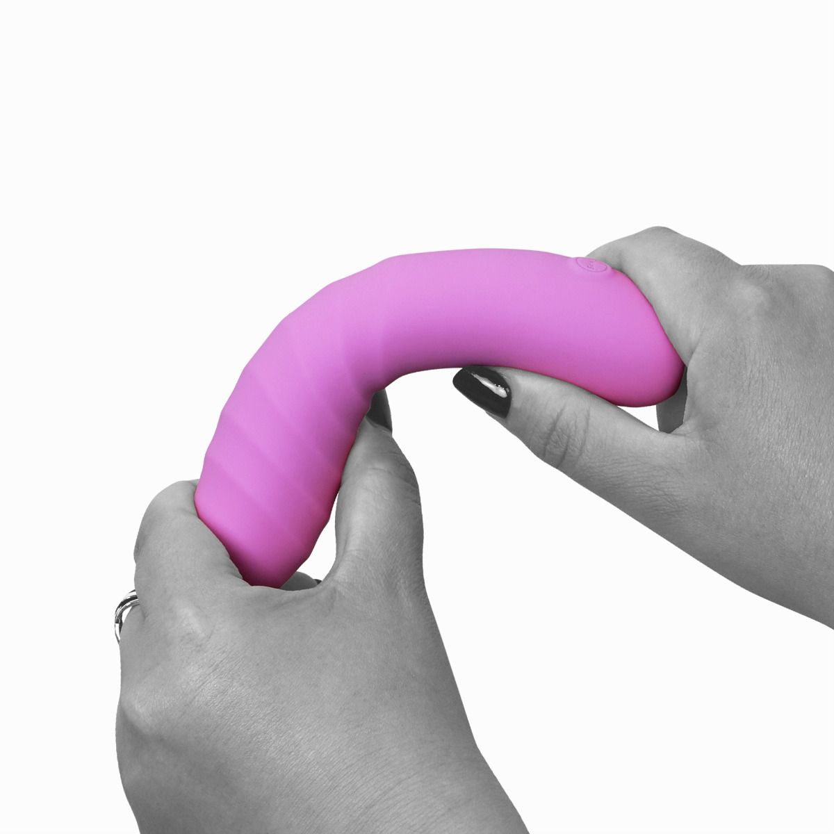 Skins Touch The Wand 6.5 Inch Rechargeable Vibrator with FeelMe Silicone - Pink