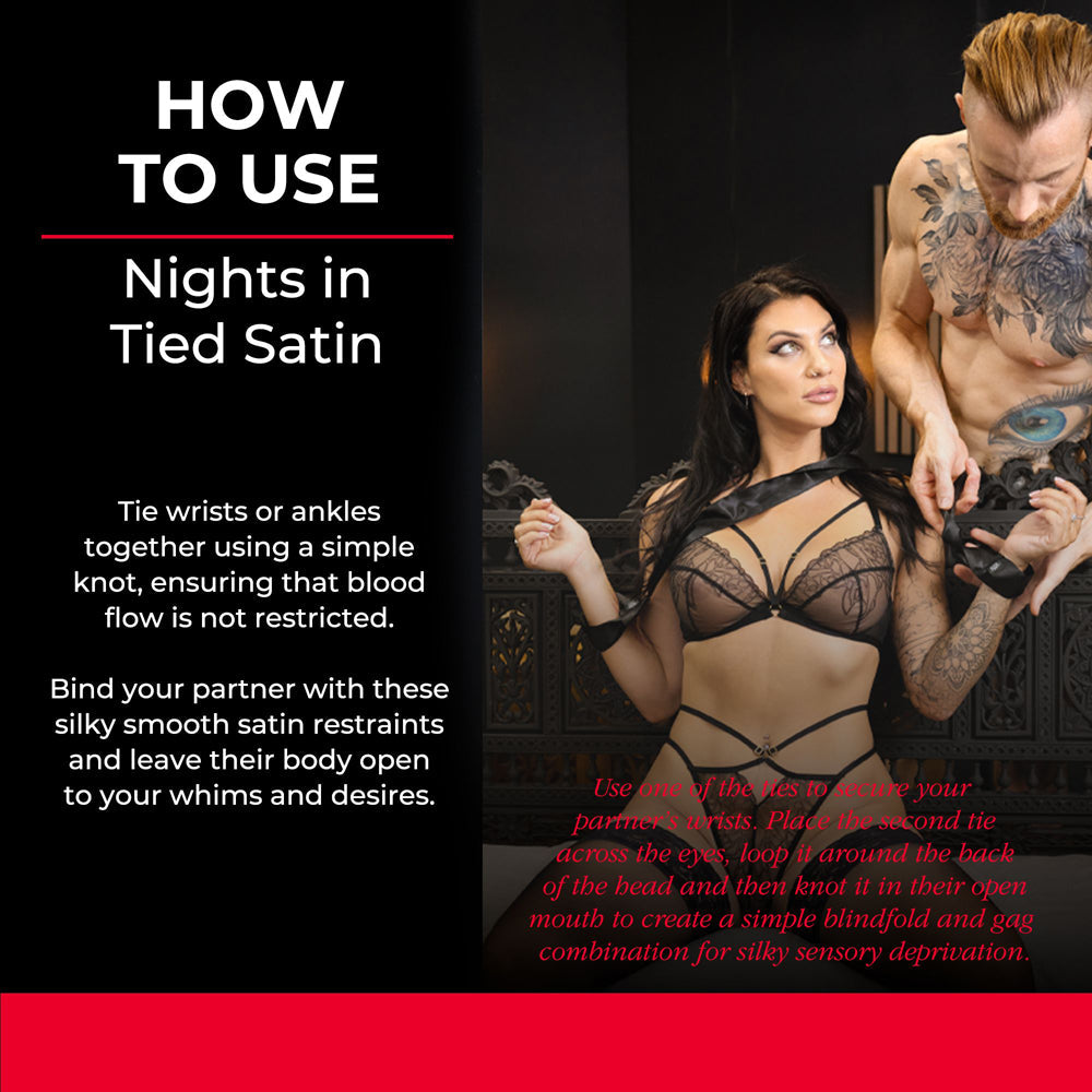 Sei Mio Nights in Tied Satin - 2x Silk