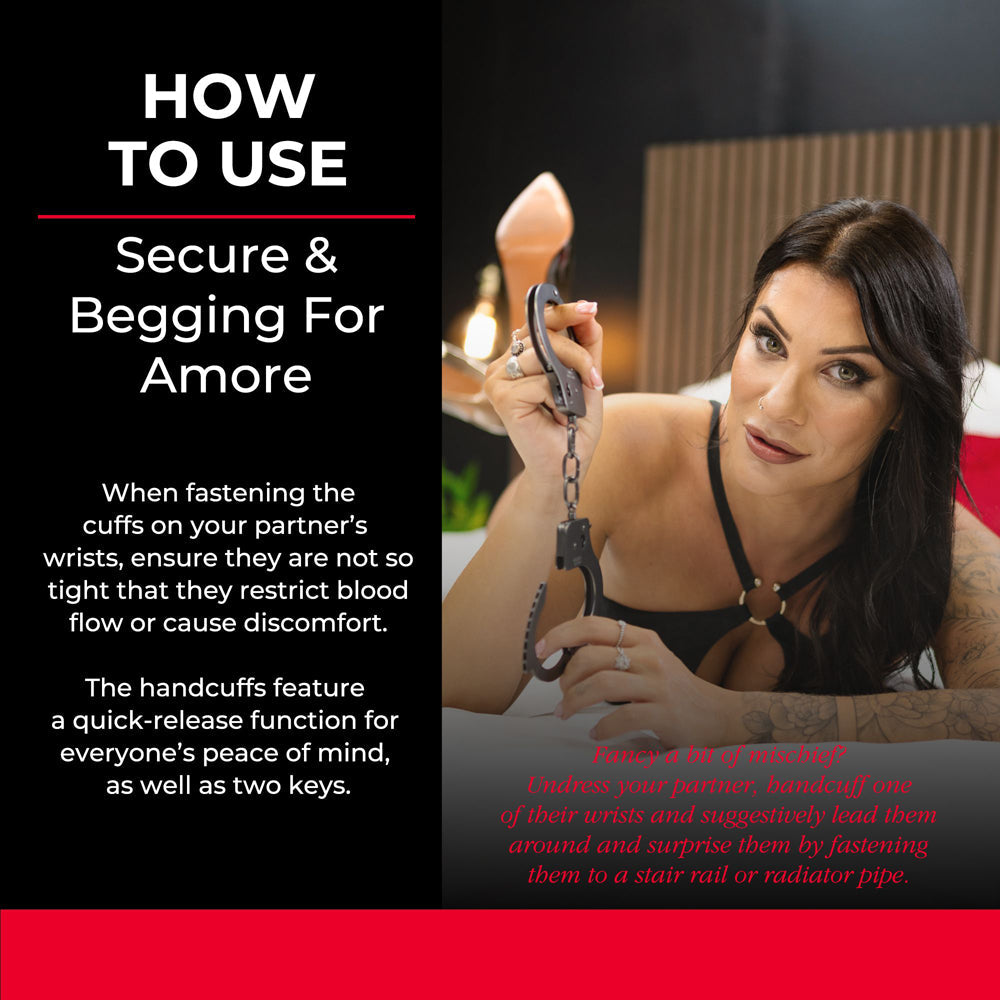 Sei Mio Secure & Begging for Amore Cuffs