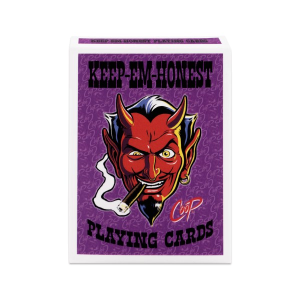 Coop’s Keep-Em-Honest Playing Cards