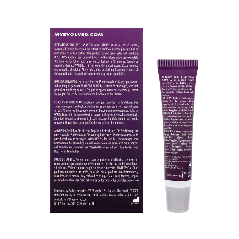 Insane Climax - Intense Clitoral Stimulant - 10ml